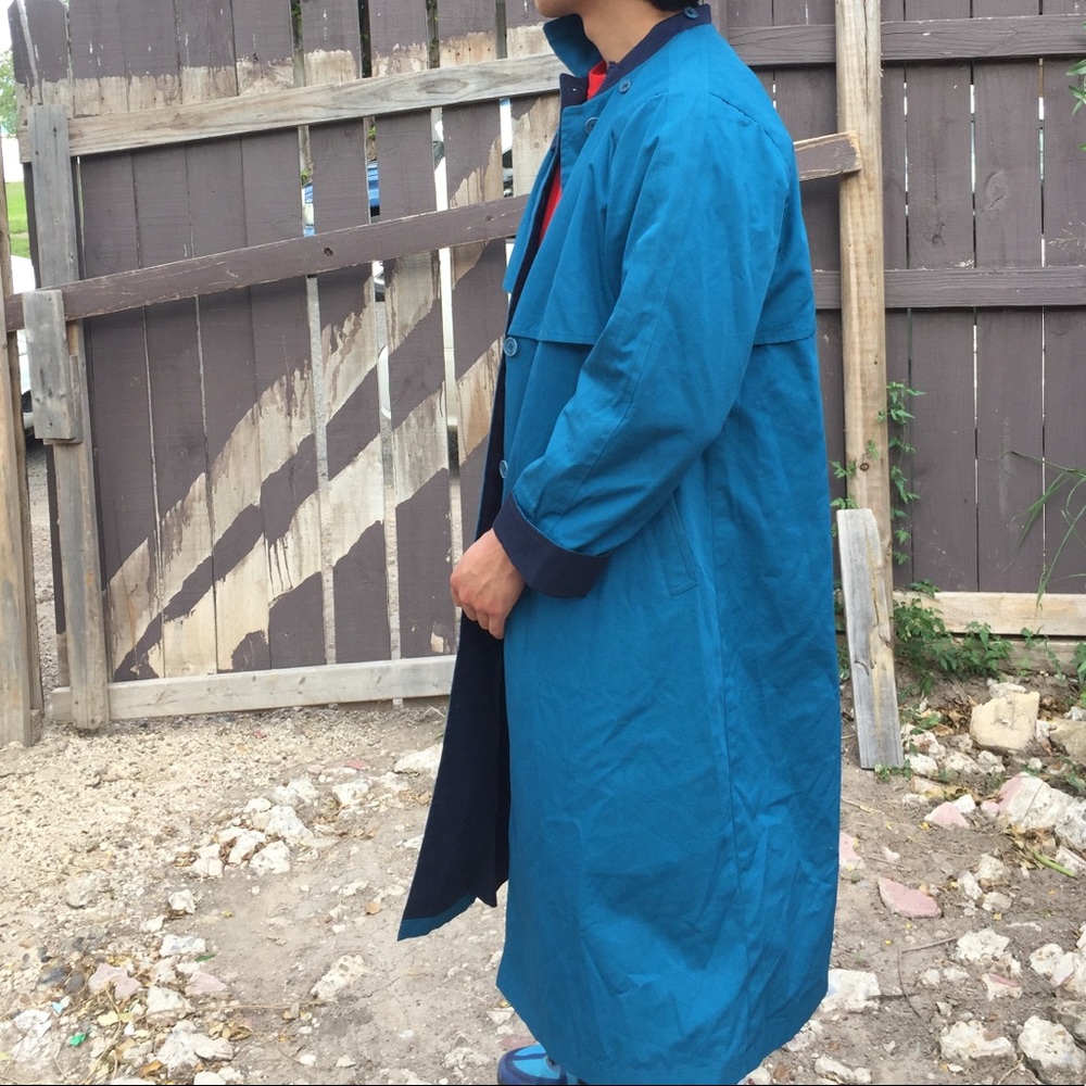 Blue Trench Coat